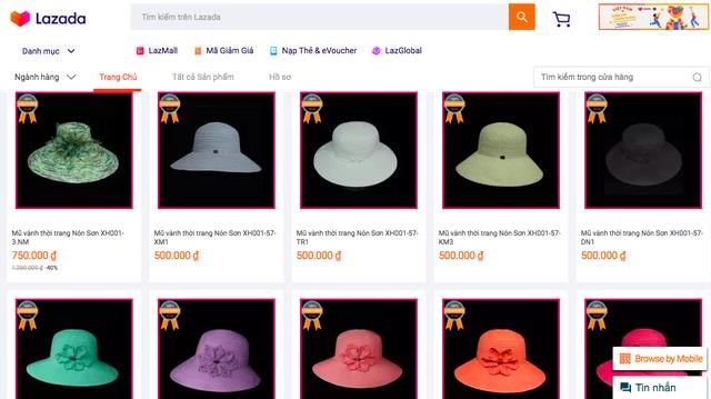 N&oacute;n Sơn b&aacute;n sản phẩm tr&ecirc;n Lazada Mall.