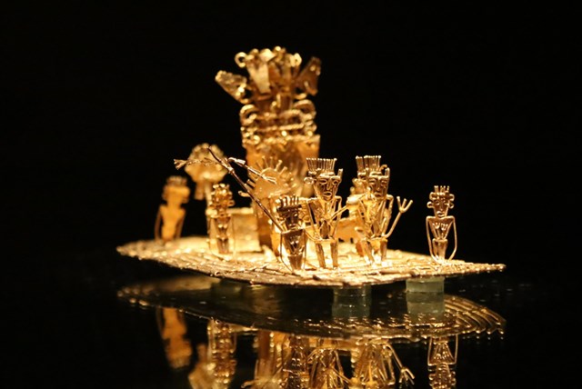 Chiếc b&egrave; v&agrave;ng Muisca