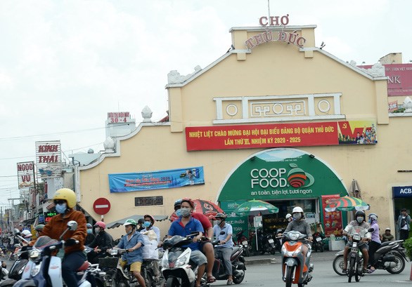 Chợ Thủ Đức (phường Trường Thọ, quận Thủ Đức, TP HCM) x&acirc;y dựng từ hơn 200 năm sẽ l&agrave; khu vực trung t&acirc;m của TP mới Thủ Đức