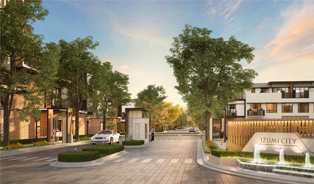 H&igrave;nh phối cảnh dự kiến của sản phẩm được Izumi City Giai đoạn 1 ra mắt trong thời gian tới