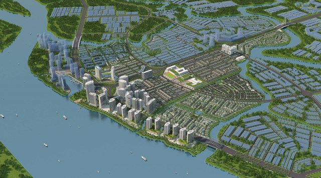 Phối cảnh dự kiến minh họa tổng thể khu đ&ocirc; thị Izumi City 170ha tại Bi&ecirc;n H&ograve;a, Đồng Nai &nbsp;