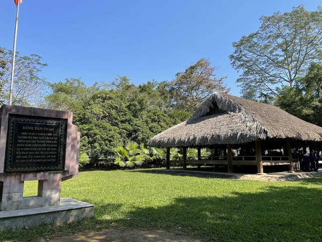 Đ&igrave;nh T&acirc;n Tr&agrave;o - nơi diễn ra Quốc d&acirc;n Đại hội ng&agrave;y 16/8/1945, với sự tham dự của hơn 60 đại biểu từ 3 miền Bắc - Trung - Nam, kiều b&agrave;o. (Ảnh: HT)