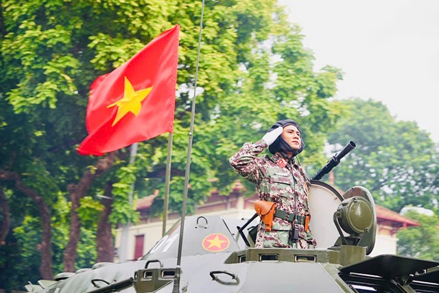Cận cảnh d&#224;n kh&#237; t&#224;i trong buổi tổng duyệt diễu phố H&#224; Nội - Ảnh 13