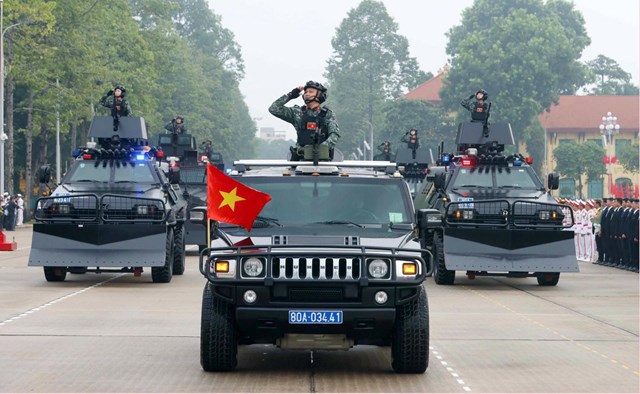 Bộ C&ocirc;ng an xuất qu&acirc;n đảm bảo an to&agrave;n tuyệt đối cho buổi Lễ