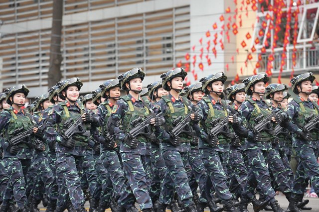 M&#227;n nh&#227;n với h&#236;nh ảnh c&#225;c khối đi bộ tại Tổng duyệt Lễ kỷ niệm, diễu binh, diễu h&#224;nh Quốc kh&#225;nh 2-9 - Ảnh 3