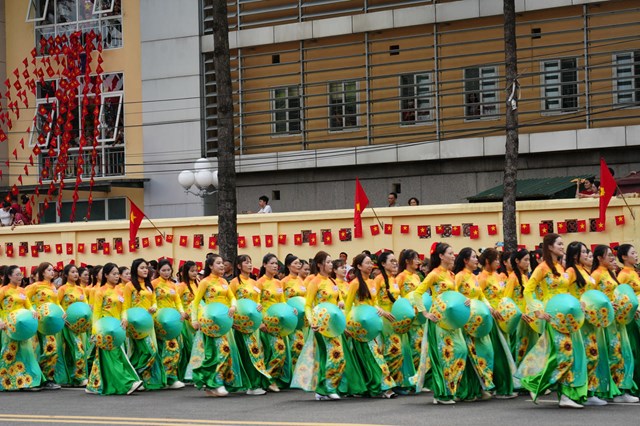 M&#227;n nh&#227;n với h&#236;nh ảnh c&#225;c khối đi bộ tại Tổng duyệt Lễ kỷ niệm, diễu binh, diễu h&#224;nh Quốc kh&#225;nh 2-9 - Ảnh 29
