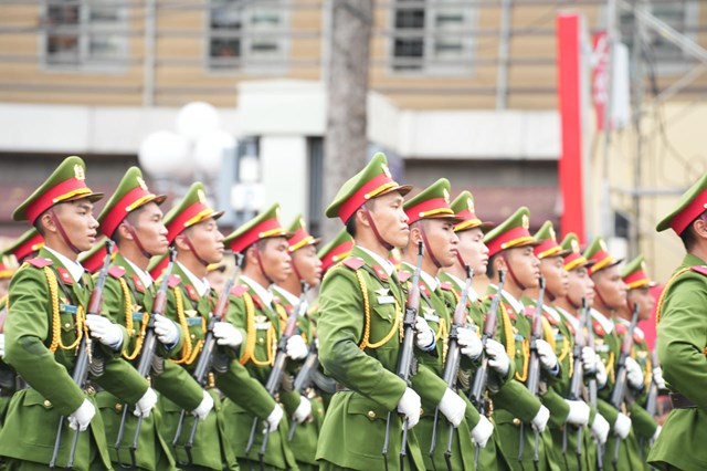 M&#227;n nh&#227;n với h&#236;nh ảnh c&#225;c khối đi bộ tại Tổng duyệt Lễ kỷ niệm, diễu binh, diễu h&#224;nh Quốc kh&#225;nh 2-9 - Ảnh 28