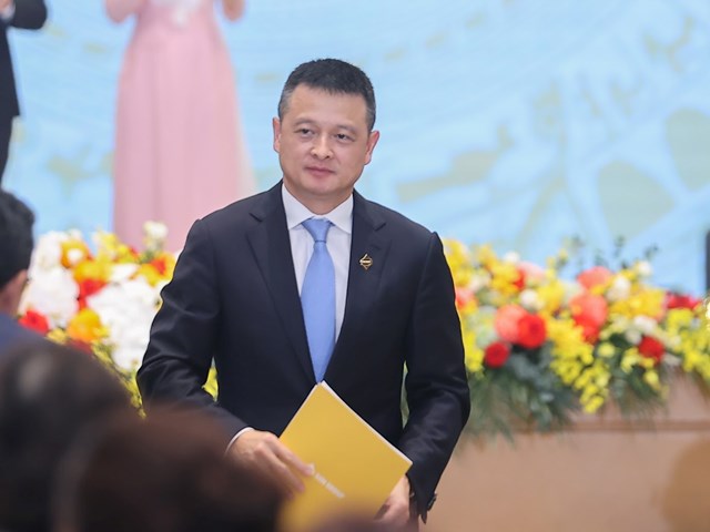 &Ocirc;ng Đặng Minh Trường, Chủ tịch HĐQT Tập đo&agrave;n Sun Group - Ảnh: VGP