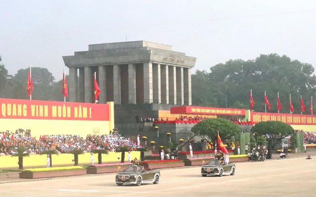 Trang trọng Lễ kỷ niệm, diễu binh, diễu h&#224;nh 80 năm C&#225;ch mạng th&#225;ng T&#225;m v&#224; Quốc kh&#225;nh 2/9 - Ảnh 3