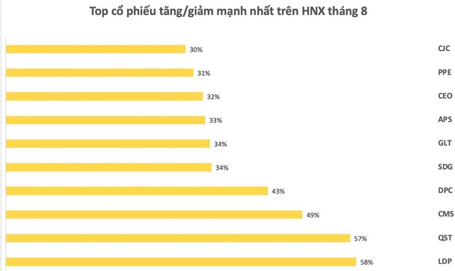 H&#224;ng loạt cổ phiếu bứt ph&#225; trong th&#225;ng thị trường biến động mạnh, &quot;qu&#225;n qu&#226;n&quot; thuộc về một m&#227; tăng 210% - Ảnh 3