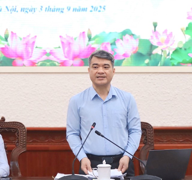Thứ trưởng Nguy&ecirc;̃n Thanh Tú phát bi&ecirc;̉u k&ecirc;́t lu&acirc;̣n.