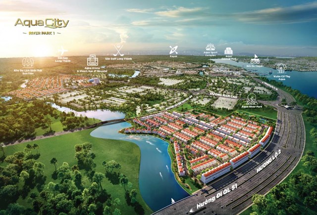 Ph&acirc;n khu cửa ng&otilde; River Park 1 đ&ocirc; thị Aqua City tọa lạc tại&nbsp;&ldquo;trung t&acirc;m của trung t&acirc;m&rdquo;, l&agrave; nơi&nbsp;hội tụ&nbsp;những tiềm năng v&agrave; lợi thế đặc biệt hấp dẫn.