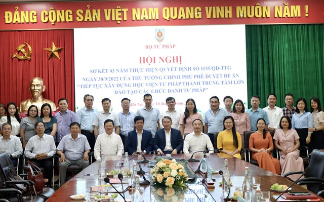 Tiếp tục x&#226;y dựng Học viện Tư ph&#225;p th&#224;nh trung t&#226;m lớn đ&#224;o tạo c&#225;c chức danh tư ph&#225;p - Ảnh 2