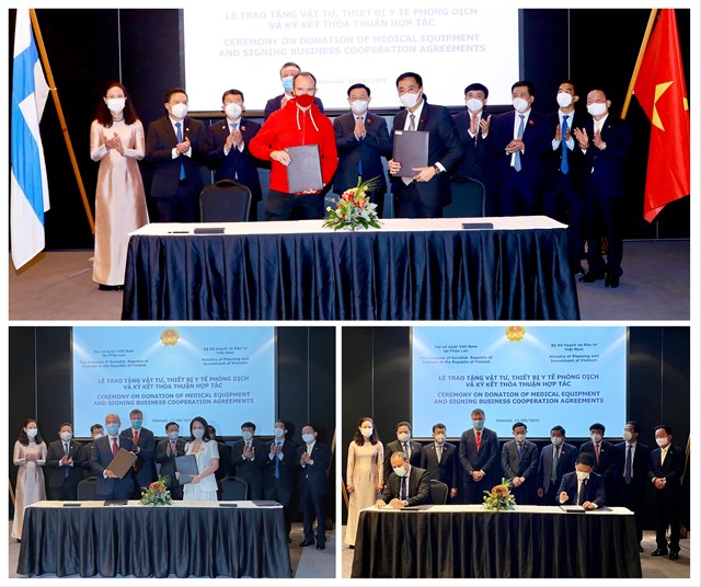 Đại diện T&amp;T Group k&yacute; bi&ecirc;n bản v&agrave; hợp đồng hợp t&aacute;c với đối t&aacute;c tại ch&acirc;u &Acirc;u, mua v&agrave; nhận chuyển giao c&ocirc;ng nghệ sản xuất vắc xin ph&ograve;ng Covid-19 v&agrave; kit x&eacute;t nghiệm Covid-19 RT -PCR.