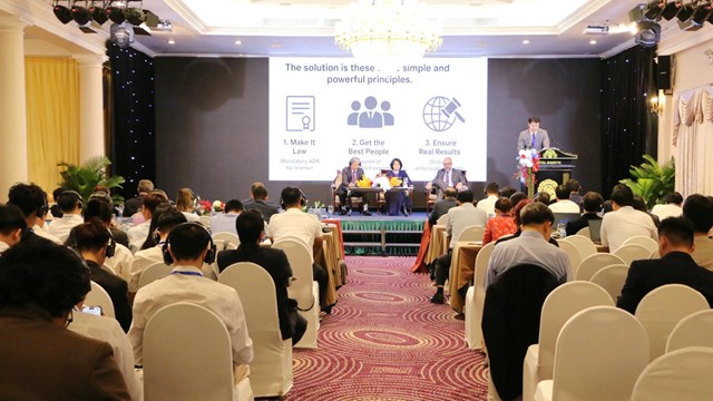To&agrave;n cảnh phi&ecirc;n 2 của hội thảo.