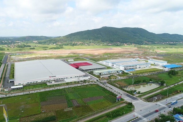 Khu c&ocirc;ng nghiệp Đ&ocirc;ng Mai tại Thị x&atilde; Quảng Y&ecirc;n. Nguồn: quangninh.gov