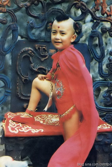 Tạo h&igrave;nh Hồng H&agrave;i Nhi trong T&acirc;y Du K&yacute; 1986