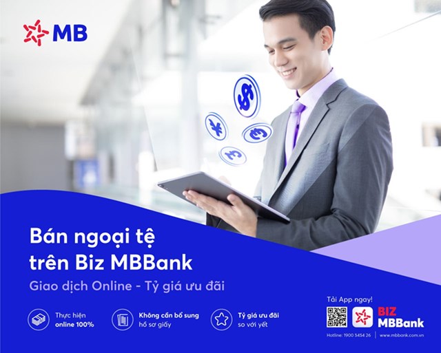 Với BIZ MBBank, doanh nghiệp c&oacute; thể thực hiện giao dịch trực tuyến mọi l&uacute;c, mọi nơi.