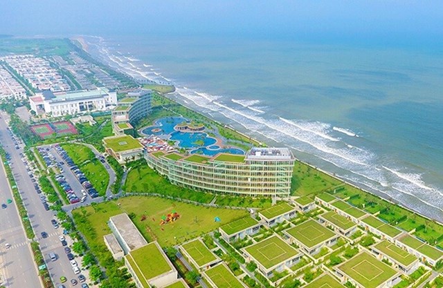 Một g&oacute;c TP. Sầm Sơn. Nguồn: Internet