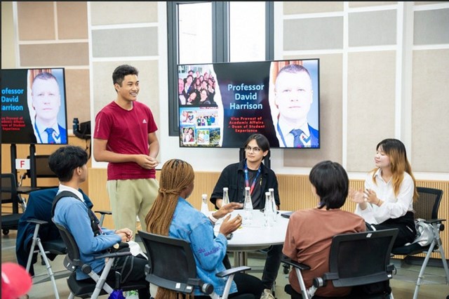 Một lớp học đa văn h&oacute;a tại trường Đại học VinUni