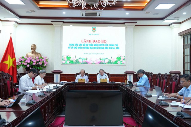 Quang cảnh cuộc họp. (Ảnh: PV)
