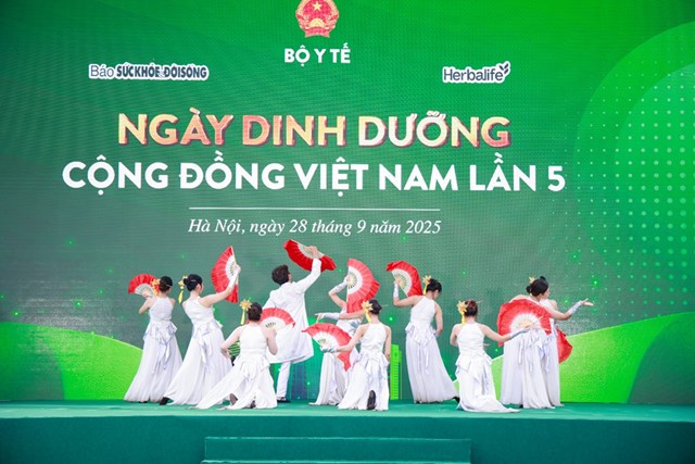 Herbalife Việt Nam đồng h&#224;nh c&#249;ng B&#225;o Sức khỏe &amp; Đời sống tổ chức “Ng&#224;y Dinh Dưỡng Cộng Đồng Việt Nam” lần 5 tại H&#224; Nội để khuyến kh&#237;ch lối sống l&#224;nh mạnh - Ảnh 1