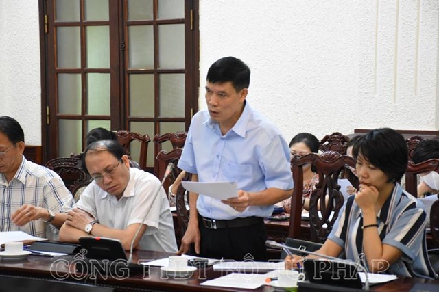 Họp Tổ c&#244;ng t&#225;c g&#243;p &#253; dự thảo B&#225;o c&#225;o kết quả r&#224; so&#225;t văn bản quy phạm ph&#225;p luật - Ảnh 4