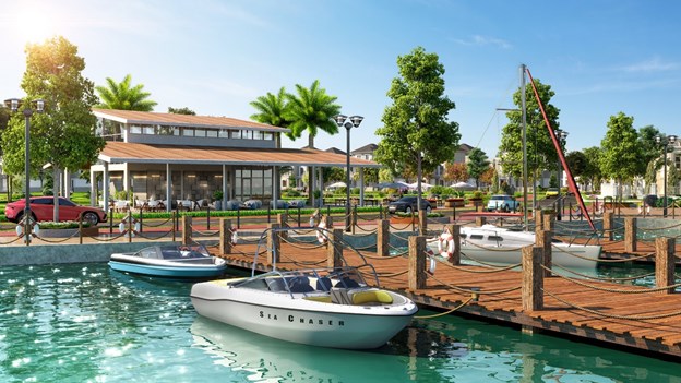 Aqua City d&agrave;nh đến hơn 70% diện t&iacute;ch cho mảng xanh, hạ tầng giao th&ocirc;ng v&agrave; chuỗi tiện &iacute;ch nội khu đẳng cấp