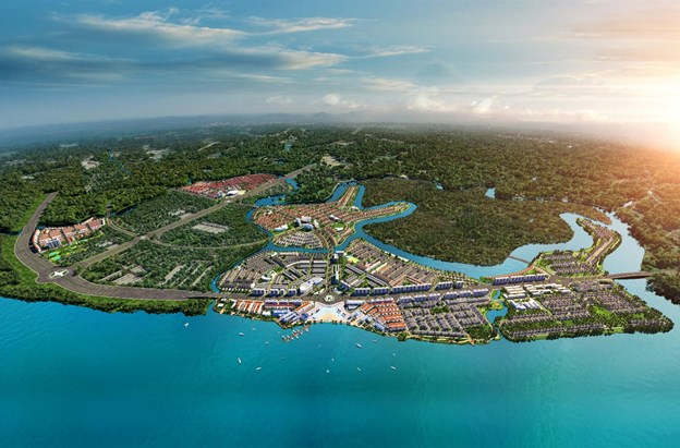 Đ&ocirc; thị sinh th&aacute;i th&ocirc;ng minh Aqua City quy m&ocirc; l&ecirc;n đến gần 1.000ha tọa lạc ngay mặt tiền đường Hương Lộ 2
