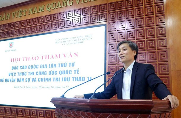 Thứ trưởng Bộ Tư ph&aacute;p Nguyễn Kh&aacute;nh Ngọc