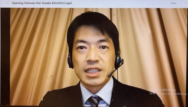 &Ocirc;ng Dai Tanaka, c&aacute;n bộ ph&ograve;ng ngừa tội phạm v&agrave; tư ph&aacute;p h&igrave;nh sự của Cơ quan ph&ograve;ng, chống ma t&uacute;y v&agrave; tội phạm của Li&ecirc;n Hợp quốc khu vực Đ&ocirc;ng Nam &Aacute; &ndash; Th&aacute;i B&igrave;nh Dương ph&aacute;t biểu