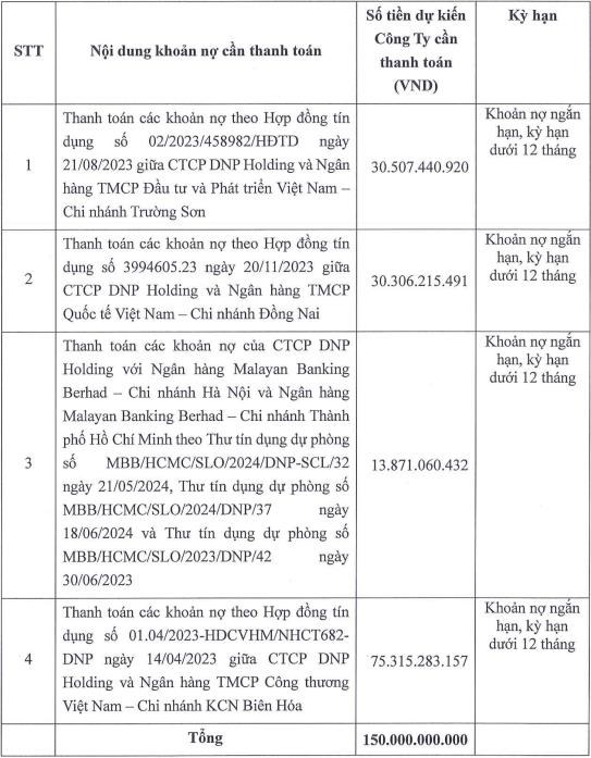 DNP Holding (DNP) huy động 150 tỷ đồng tr&#225;i phiếu để cơ cấu nợ tại c&#225;c ng&#226;n h&#224;ng - Ảnh 1