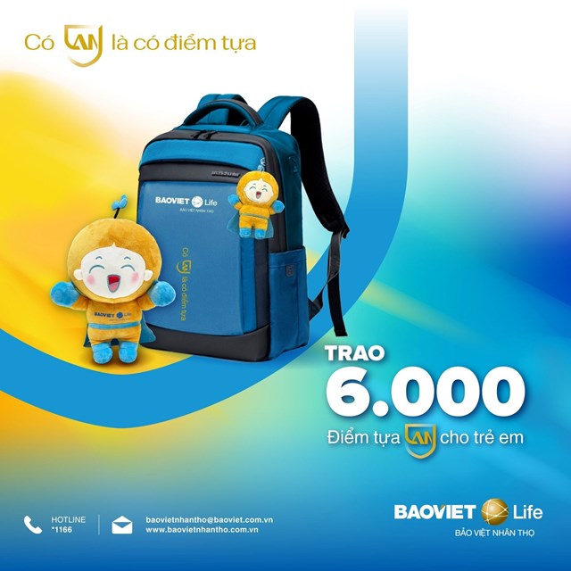 Bảo Việt Nh&acirc;n thọ trao tặng 6.000 chiếc balo cho trẻ em ngh&egrave;o hiếu học tr&ecirc;n cả nước