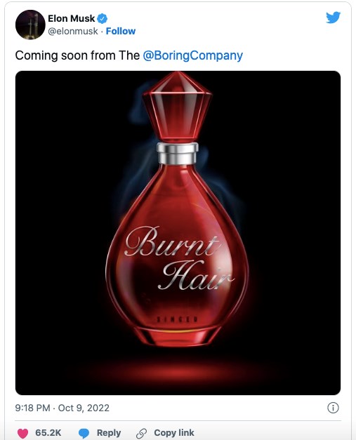 Tỷ ph&#250; Elon Musk rao b&#225;n nước hoa tr&#234;n Twitter, gi&#225; 100 USD/lọ - Ảnh 1
