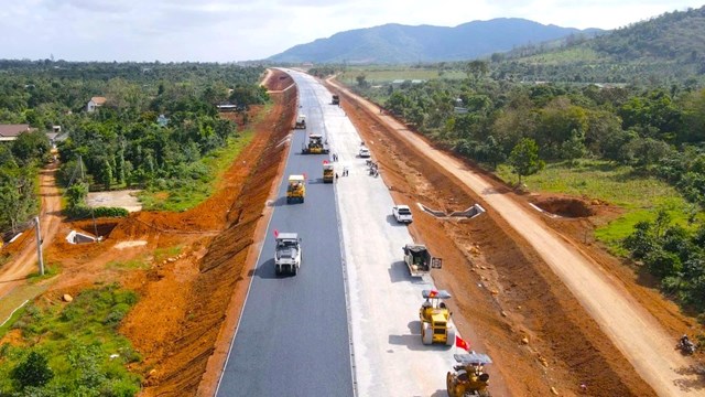 Cao tốc Khánh Hòa-Buôn Mê Thuột - Ảnh: Báo XD