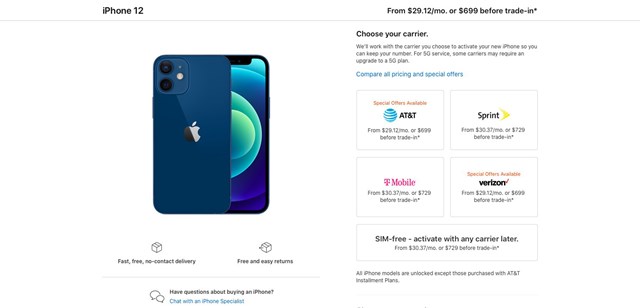 Apple đ&#227; cho ch&#250;ng ta &quot;ăn&quot; c&#250; lừa, gi&#225; iPhone 12 thấp nhất kh&#244;ng phải 699 USD m&#224; tận 729 USD - Ảnh 1