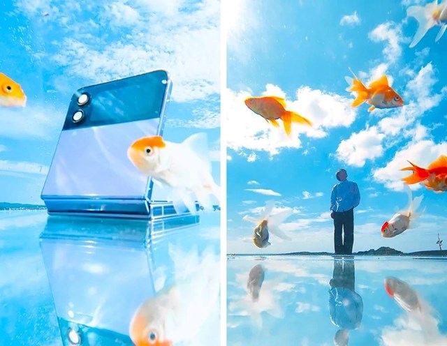 Ấn tượng c&#225;ch Samsung quảng c&#225;o điện thoại gập tr&#234;n to&#224;n thế giới - Ảnh 3