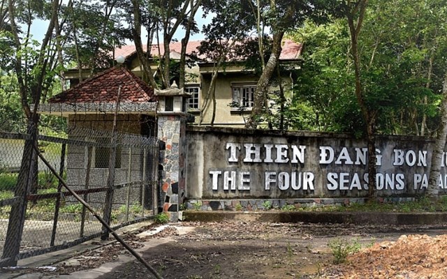 Hiện trạng dự &aacute;n Khu du lịch Thi&ecirc;n Đ&agrave;ng