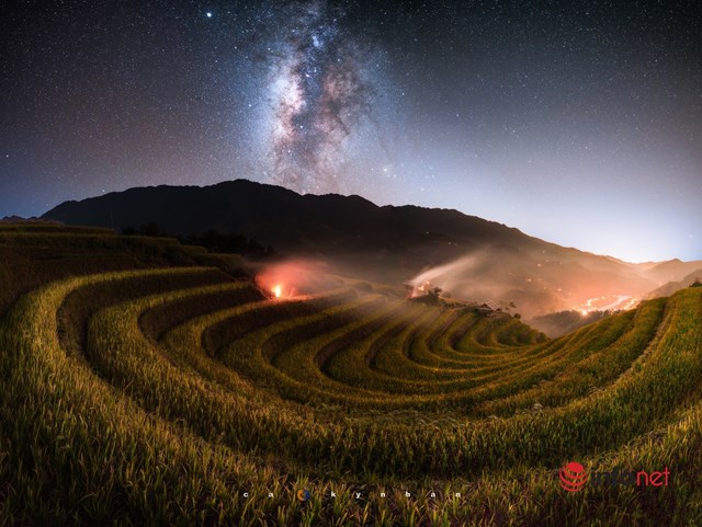M&ugrave; Cang Chải l&agrave; 1 trong những nơi c&oacute; nhiều g&oacute;c đẹp để chụp ảnh Milky Way - Dải ng&acirc;n h&agrave;.