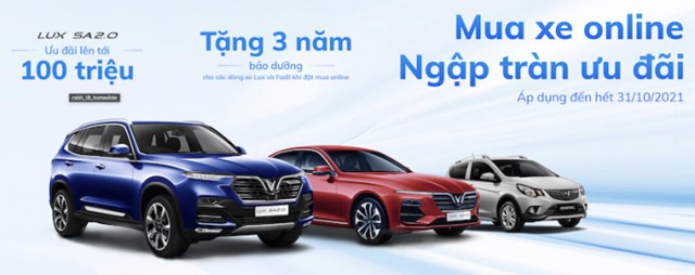 VinFast d&#224;nh &quot;ưu đ&#227;i k&#233;p&quot; h&#224;ng trăm triệu cho kh&#225;ch mua xe online - Ảnh 2