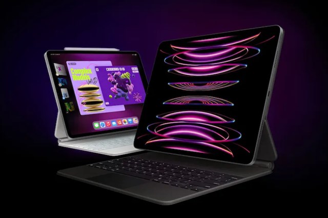 Apple cho rằng với chip xử l&yacute; M2, iPad Pro 2022 nhanh hơn đời cũ 15%, xử l&yacute; đồ họa nhanh hơn 35%.