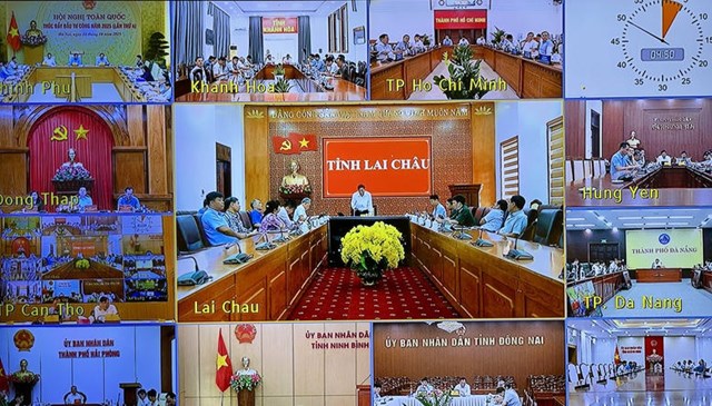 C&aacute;c địa phương b&aacute;o c&aacute;o - Ảnh: VGP/Nhật Bắc