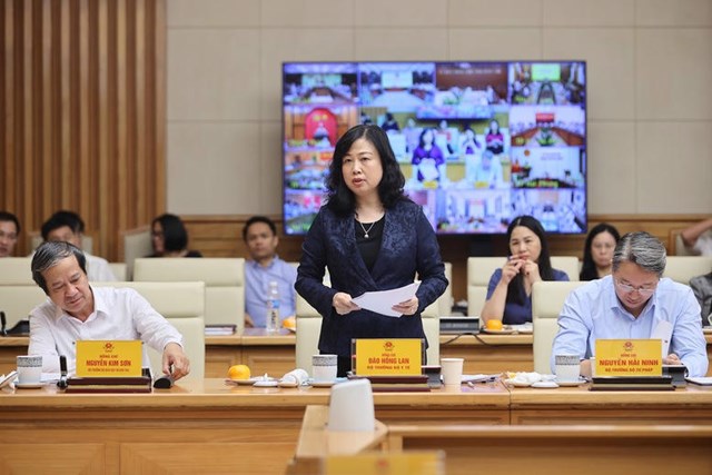 C&aacute;c đại biểu ph&aacute;t biểu tại Hội nghị - Ảnh: VGP/Nhật Bắc