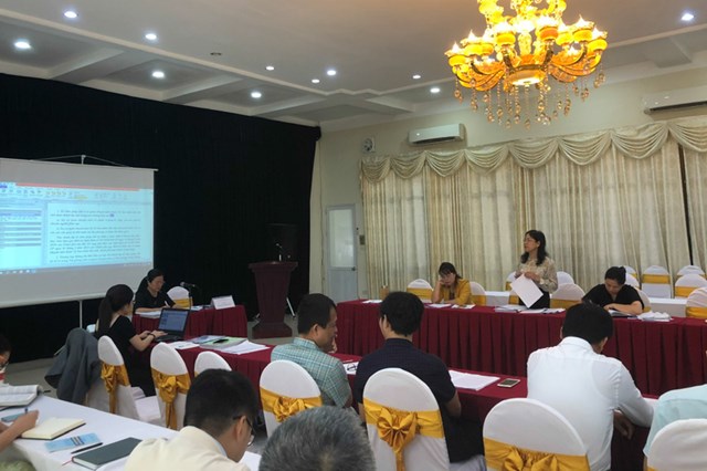 Một số đại biểu ph&aacute;t biểu cho &yacute; kiến&nbsp;tại Hội thảo.&nbsp;