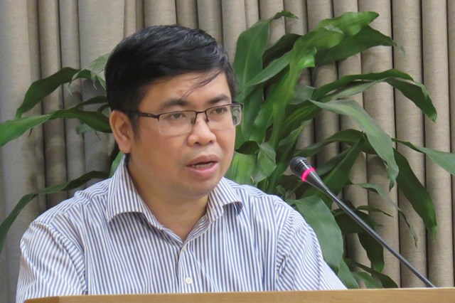 Đồng ch&iacute; Cao Đăng Vinh,&nbsp;Ph&oacute; Vụ trưởng Vụ Ph&aacute;p luật d&acirc;n sự - kinh tế, Bộ Tư ph&aacute;p, Ph&oacute; Trưởng ban Quản l&yacute; Chương tr&igrave;nh hỗ trợ ph&aacute;p l&yacute; li&ecirc;n ng&agrave;nh cho doanh nghiệp giai đoạn 2020 &ndash; 2025 ph&aacute;t biểu khai mạc Hội nghị.