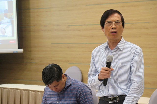 Luật sư&nbsp;Nguyễn Duy L&atilde;m, Chủ nhiệm CLB Ph&aacute;p chế DN ph&aacute;t biểu tại Hội nghị.