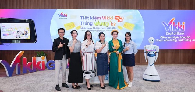 Chương tr&igrave;nh &ldquo;Tiết kiệm Vikki - Tr&uacute;ng v&agrave;ng k&yacute;&rdquo; được đ&ocirc;ng đảo kh&aacute;ch h&agrave;ng đ&oacute;n nhận. &nbsp;