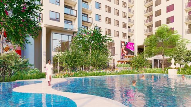 Bể bơi trong l&agrave;nh tại Anland Premium