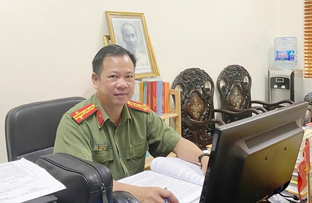 Đại t&aacute; L&ecirc; Trang H&ugrave;ng, Trưởng ph&ograve;ng Cải c&aacute;ch h&agrave;nh ch&iacute;nh v&agrave; kiểm so&aacute;t thủ tục h&agrave;nh ch&iacute;nh, Bộ C&ocirc;ng an.