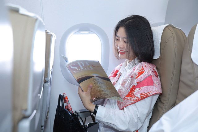 Những hình ảnh chuyến bay đầu tiên của hãng hàng không Sun PhuQuoc Airways - Ảnh 7